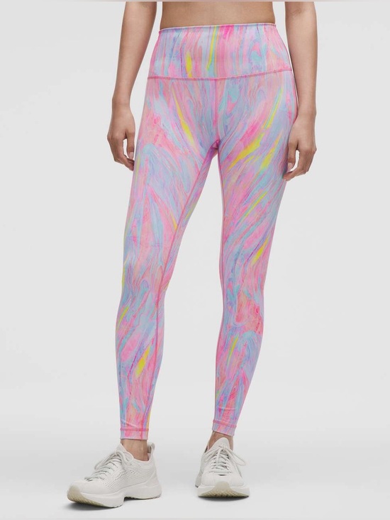 lululemon athletica Pants - NWOT lululemon Wunder Train High-Rise Tight 28" Prism Marble Multi